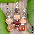 Sacral Chakra Three Stone Pendant